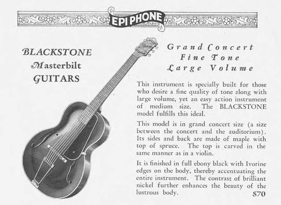 1932 catalog Blackstone