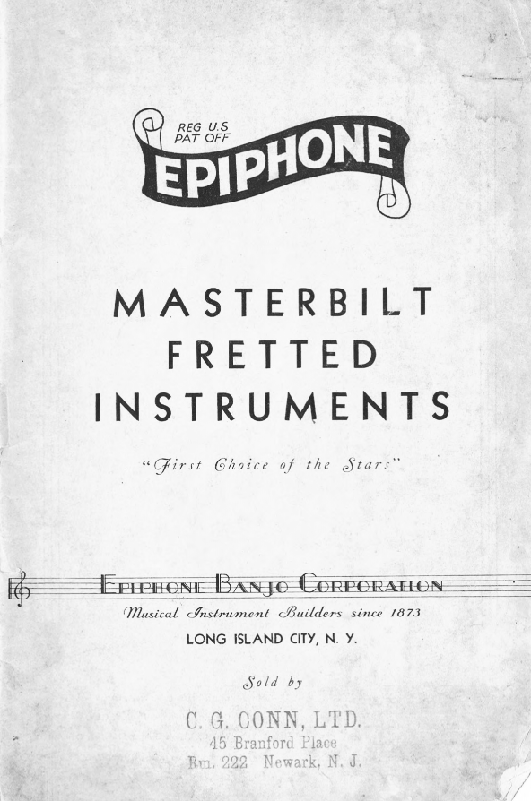 1932 Epiphone catalog