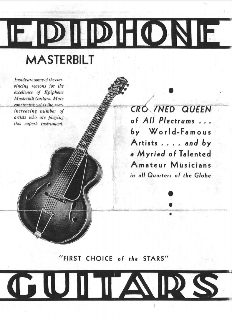 1933 Epiphone flyer