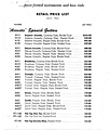 1953 July pricelist