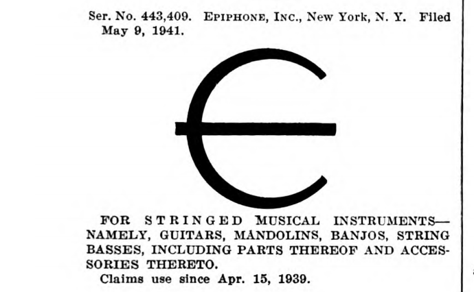 E-Logo Gazette Patent Office 1941