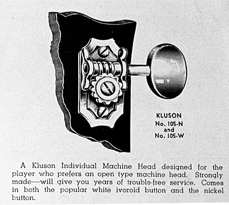 Kluson in Gibson catalog AA 1939